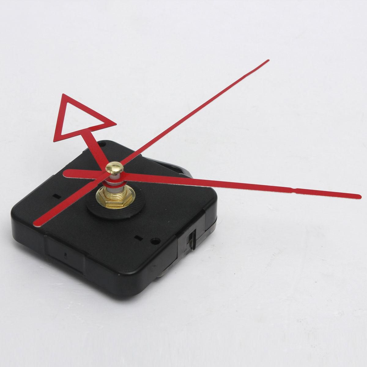 RED HANDS QUARTZ CLOCK WALL MOVEMENT DIY MECHANISM REPAIR PART TOOL