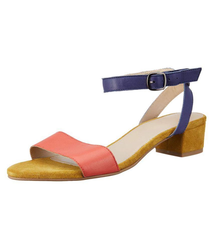 United Colors of Benetton Multi Color Block Heels Price in India- Buy ...