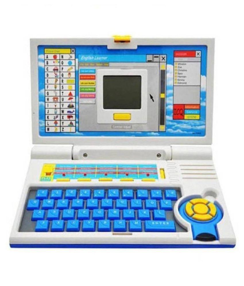 Vihaa English Learner Kids Laptop with 20 Activities, Mouse Control