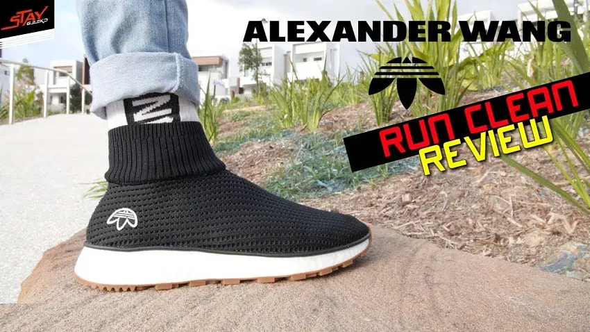 ADIDAS AW RUN CLEAN X ALEXANDER WANG Black Training Shoes - Buy