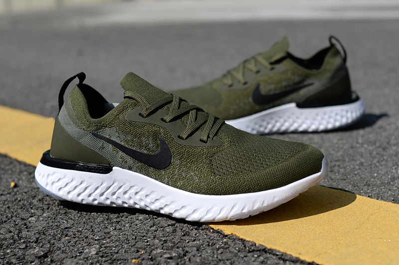 Nike Epic React Flyknit Olive Running 