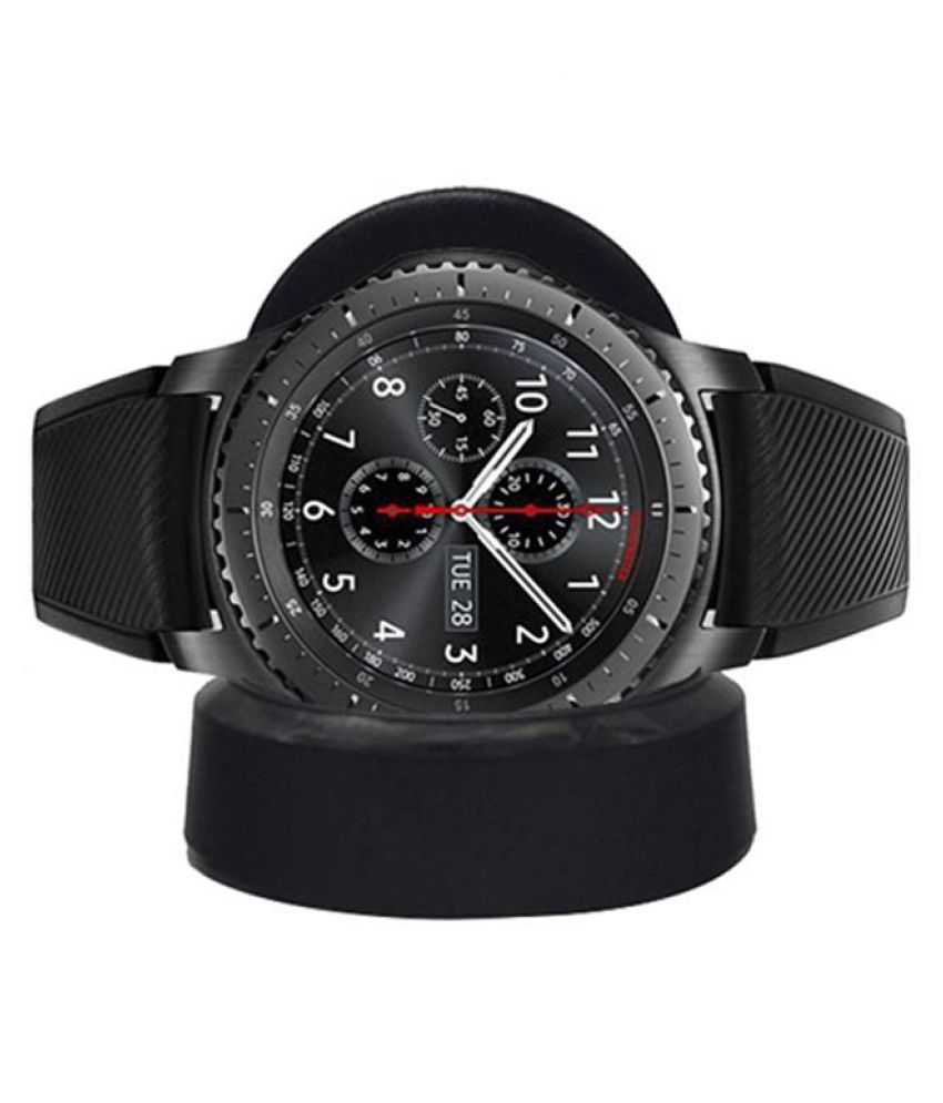 Black Wireless Charging Dock Cradle Charger For Samsung Gear S3 Classic Frontier Watch Chargers Smart Watch Accessories Price Black Wireless Charging Dock Cradle Charger For Samsung Gear S3 Classic Frontier Watch Chargers