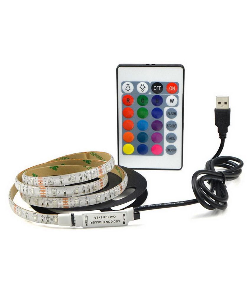 Remote Control USB LED Light Strip TV Background Ambient Lamp: Buy Remote  Control USB LED Light Strip TV Background Ambient Lamp Online at Low Price  in India - Snapdeal