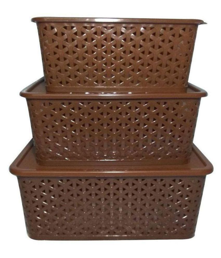 Premium Quality Multipurpose Storage Basket / Box With Lid