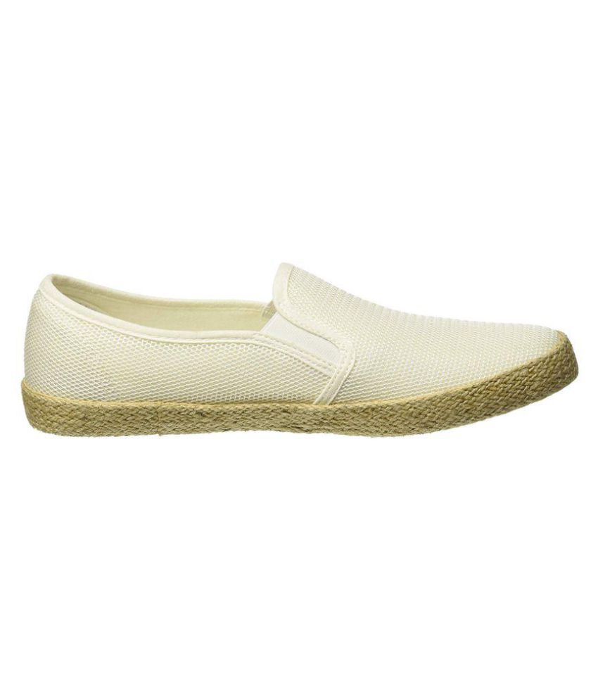 Flying Machine White Loafers - Buy 