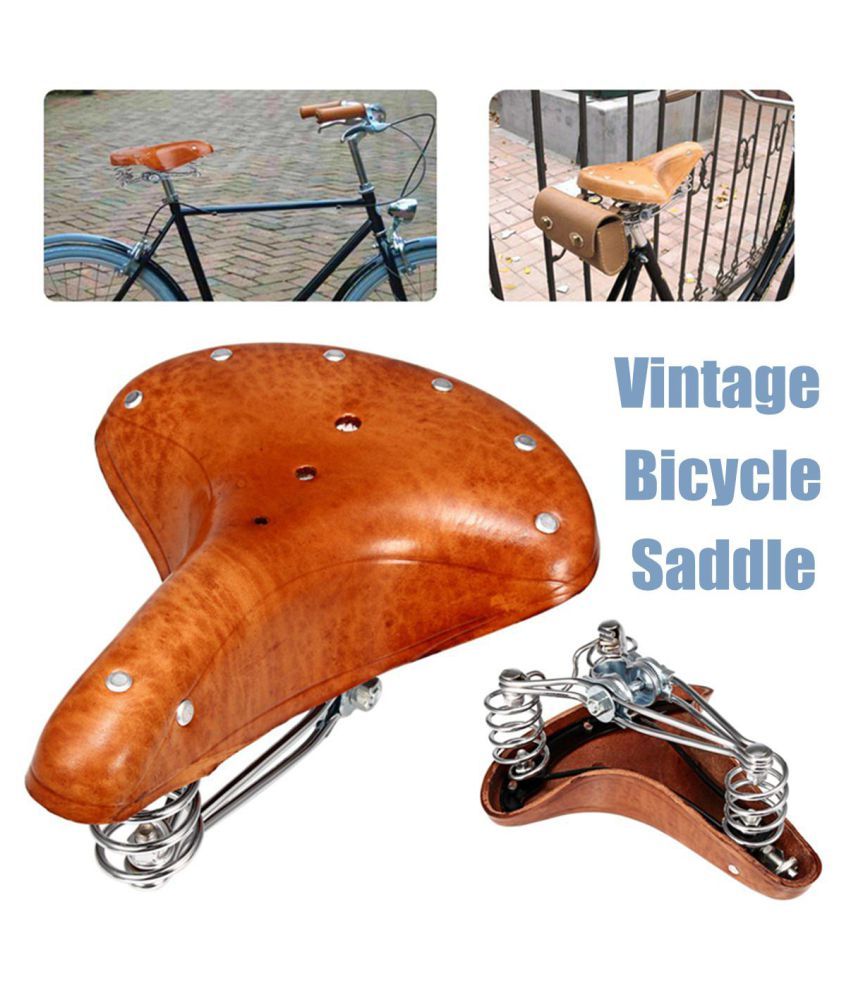 leather cycle saddle