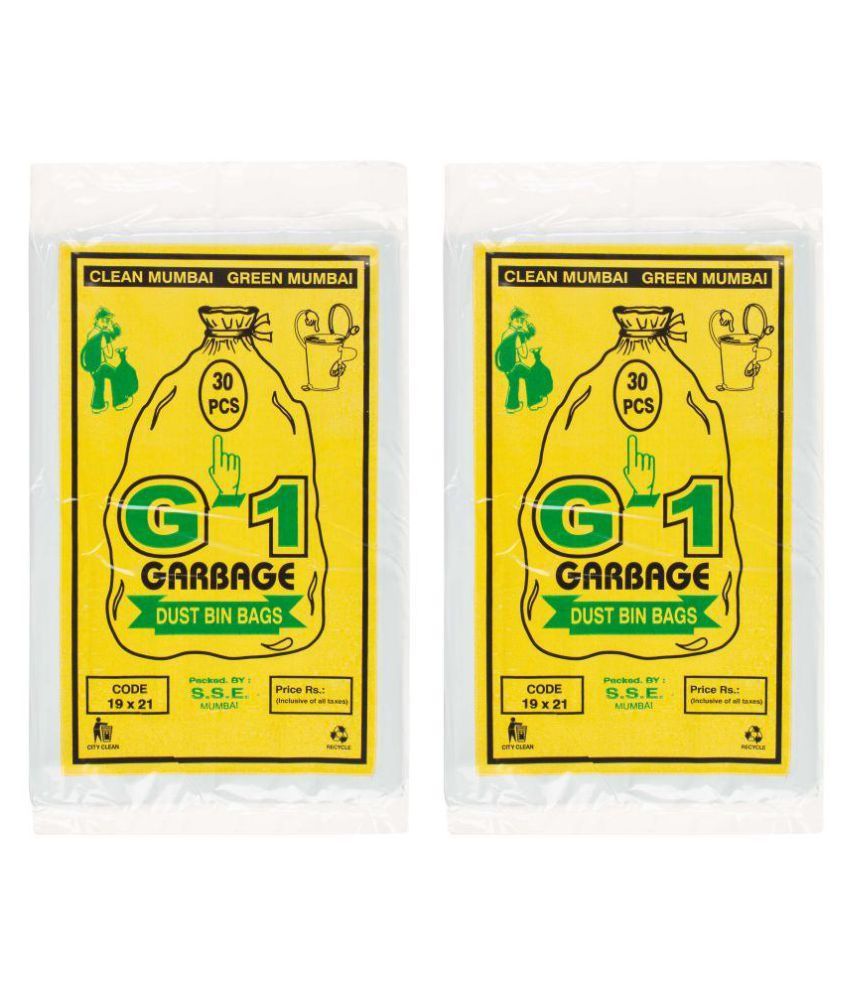 Black Medium Dustbin Covers 60 Pcs Buy Online at Best Price in India