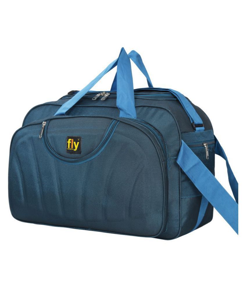 Fly Fashion Blue Solid Duffle Bag - Buy Fly Fashion Blue Solid Duffle ...
