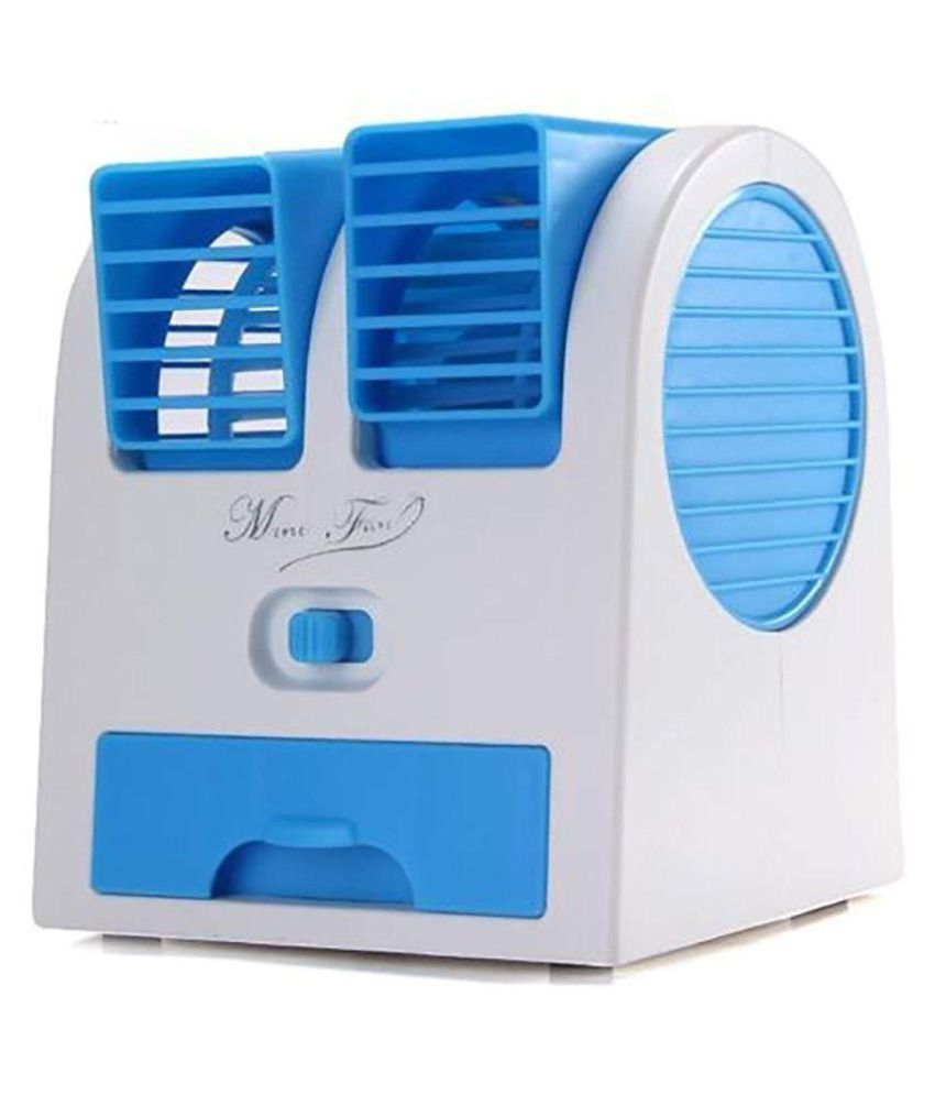 Alpine Mini Fan Usb And Battery Powered Mini Portable Dual Blower Desk