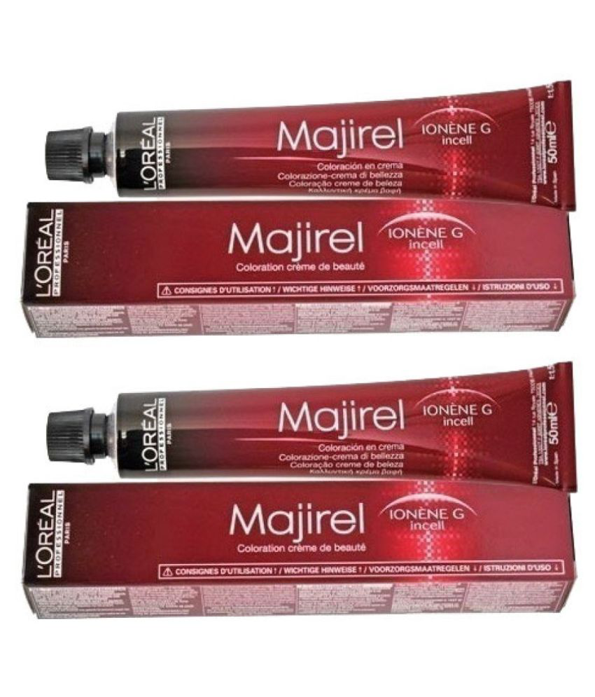 Majirel Light Brown Red Reflect Color No. 5,6 x 2 Tube Permanent Hair Color  Brown 50 gm Pack of 2: Buy Majirel Light Brown Red Reflect Color No. 5,6 x  2 Tube