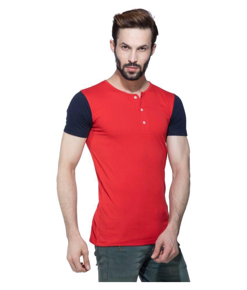 Tinted Red Half Sleeve T-Shirt - Buy Tinted Red Half Sleeve T-Shirt ...