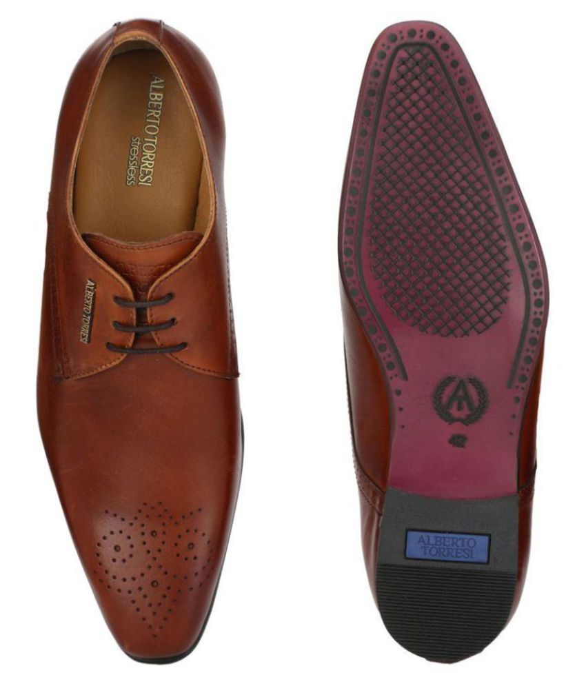 alberto torresi men's leather formal shoes