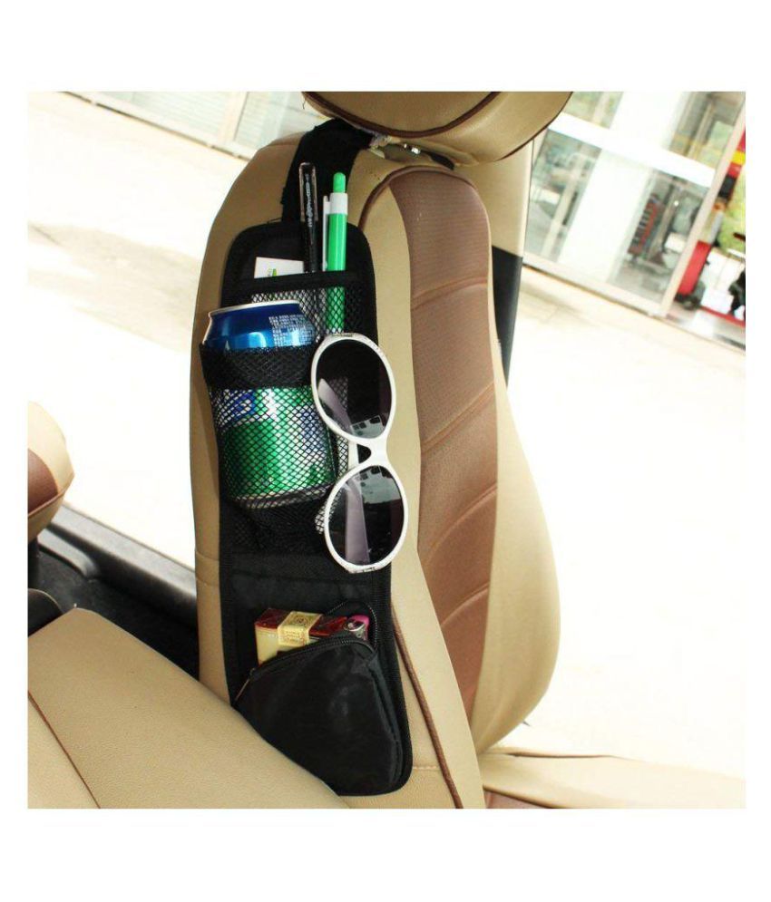 KolorFish Multi Pocket Organizer for Headrest Black Buy KolorFish