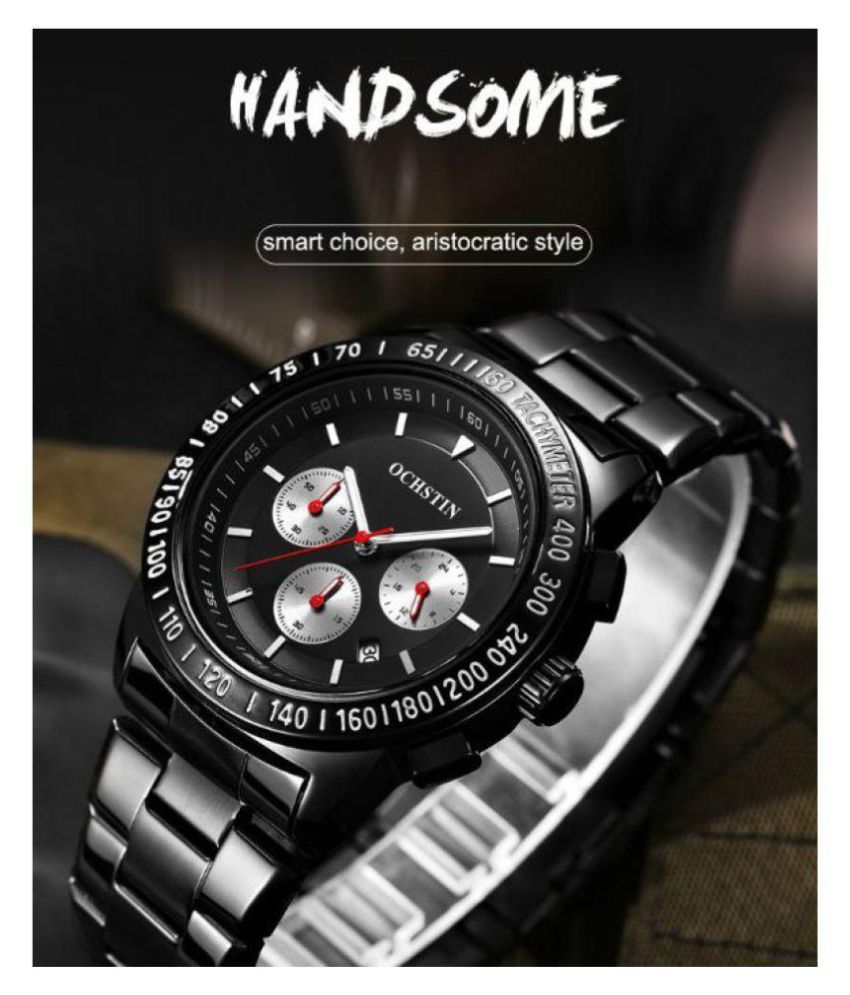 Ochstin Tachymeter Full Chronograph Stainless Steel Chronograph Men's