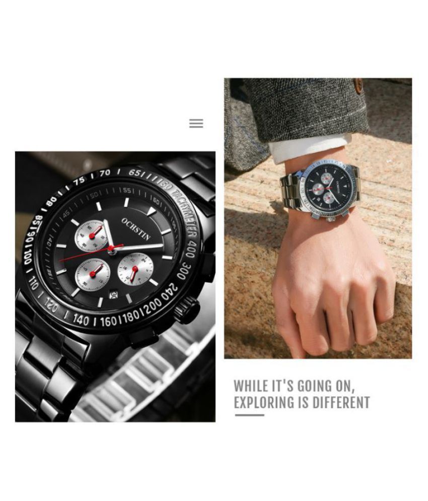 Ochstin Tachymeter Full Chronograph Stainless Steel Chronograph Men's