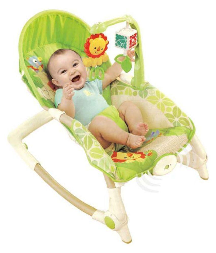 Zenith Toys Newborn to Toddler Rocker Musical Baby Rocking Chair with