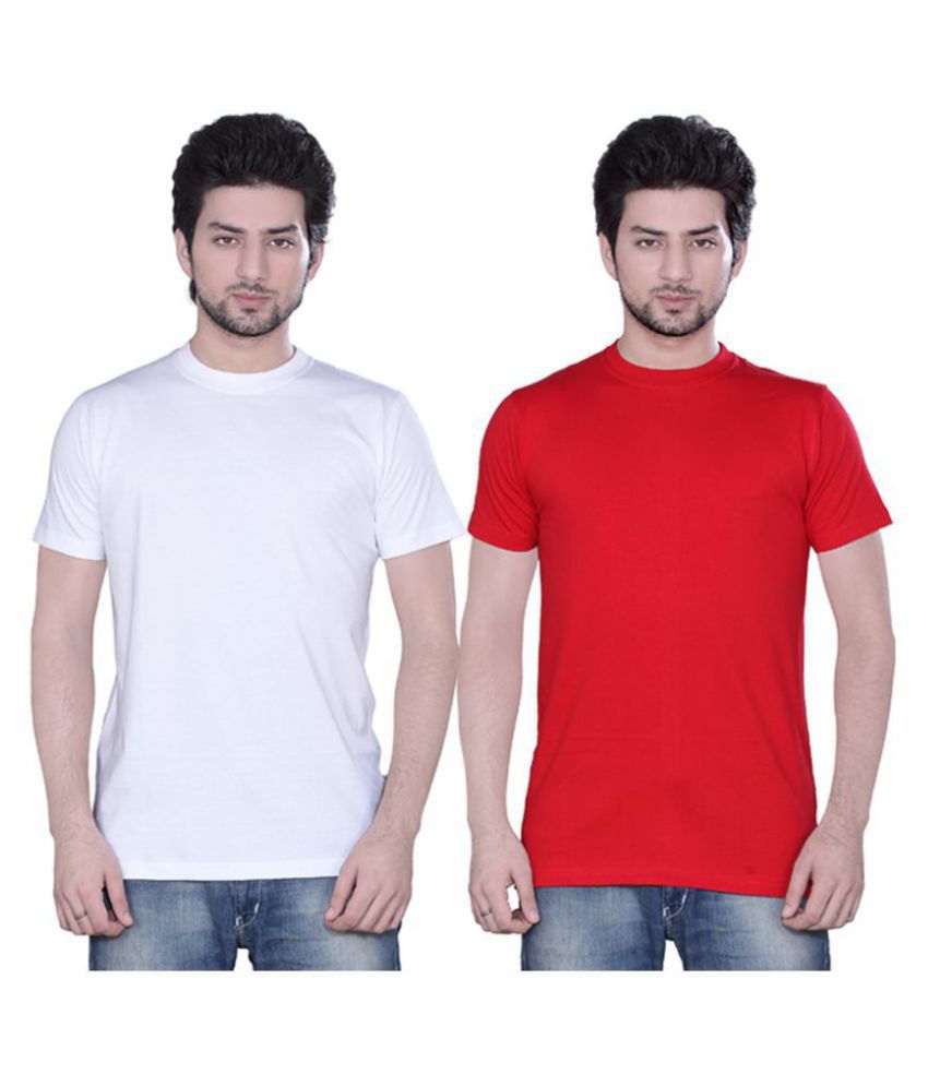     			Zebu Red Half Sleeve T-Shirt