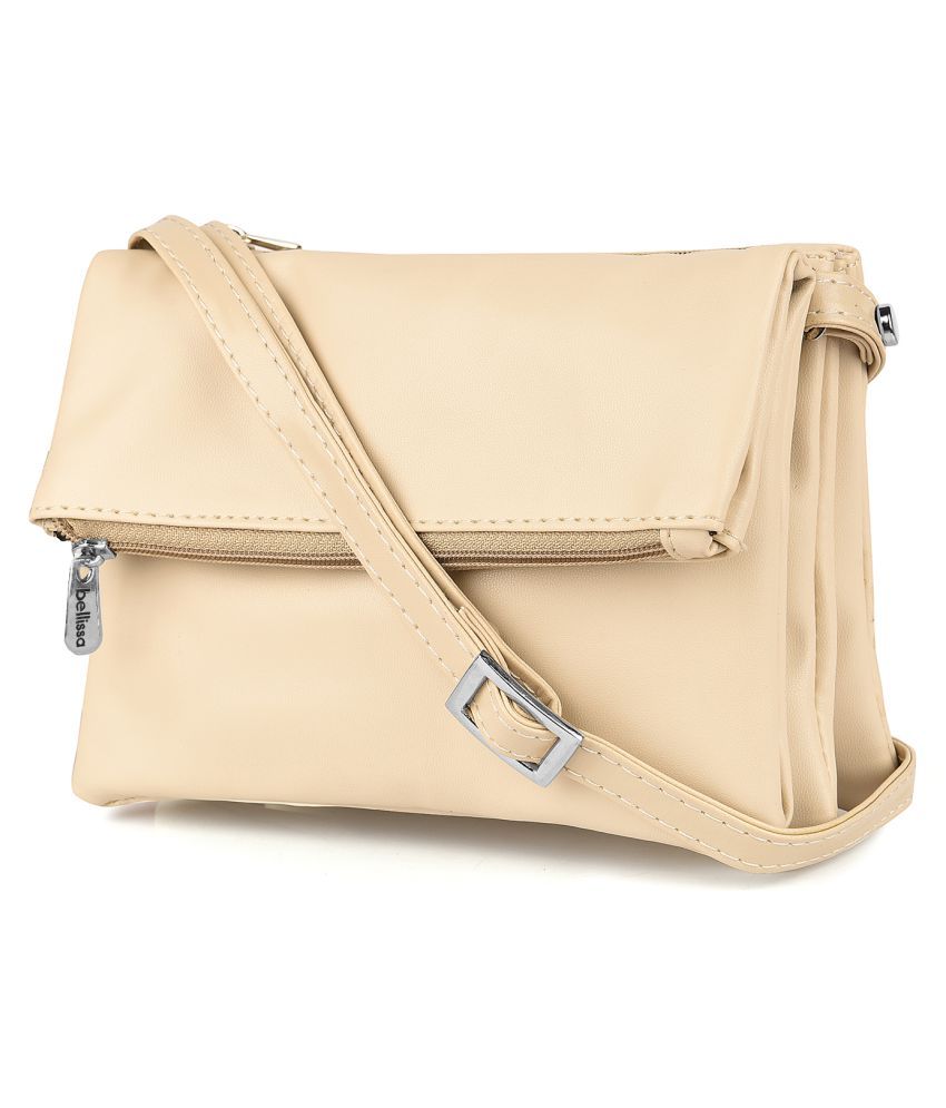 cream nylon bag