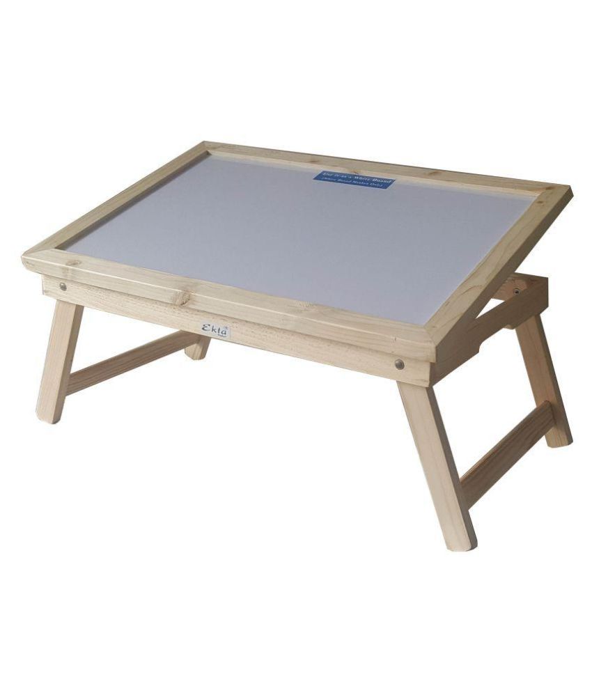 Ekta Product Foldable Multi Use Portable Laptop Table With Whiteboard