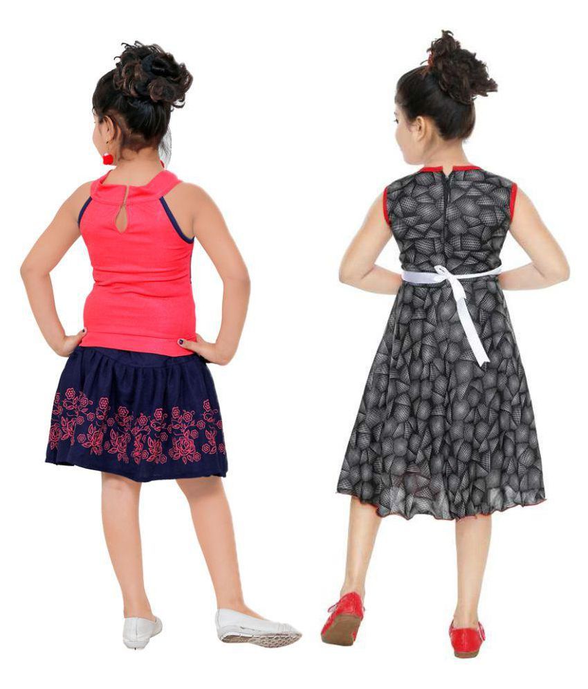 Girls Midi/Knee Length Party Dress - Buy Girls Midi/Knee Length Party ...