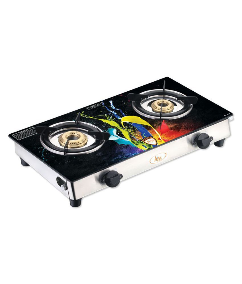 Apex Designer Opal (R 4) "2 Burner" Manual Gas Stove Price in India