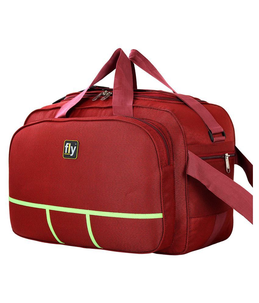 Leather Gifts Red Solid Duffle Bag - Buy Leather Gifts Red Solid Duffle Bag Online at Low Price ...