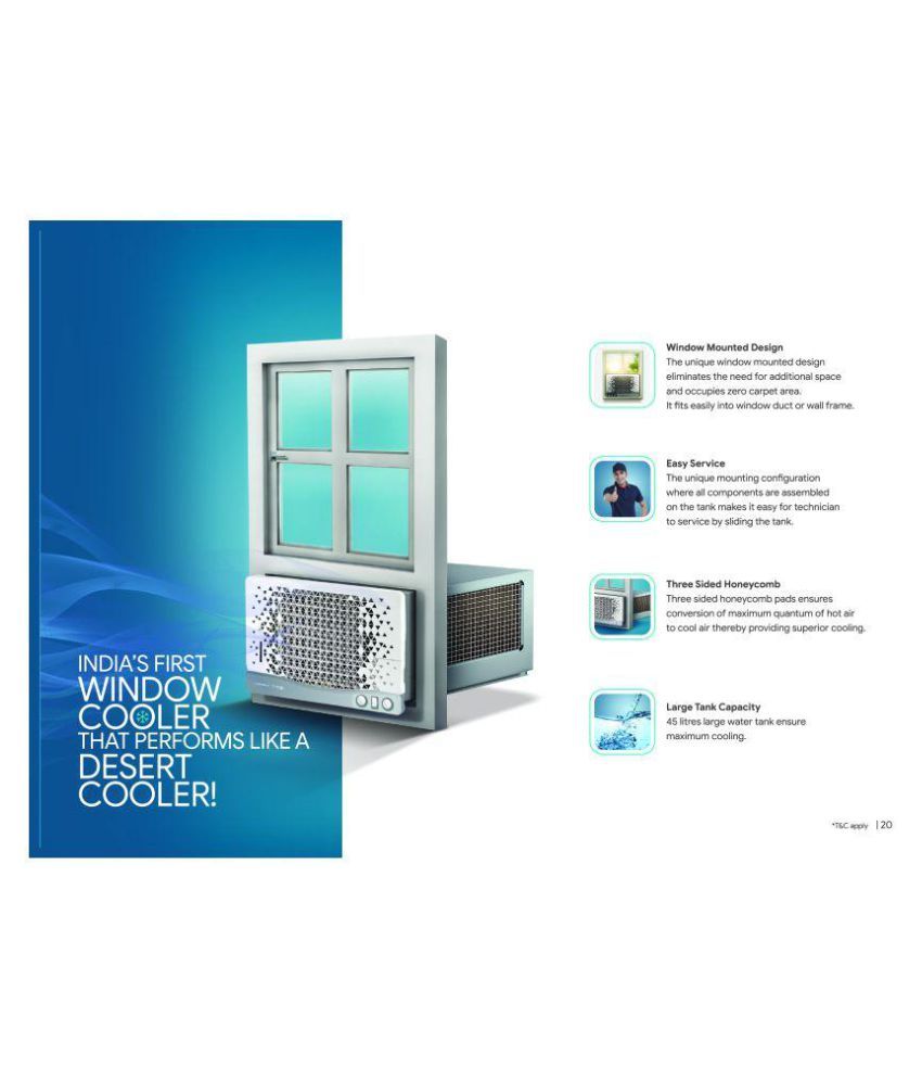 Crompton tricool window cooler sales