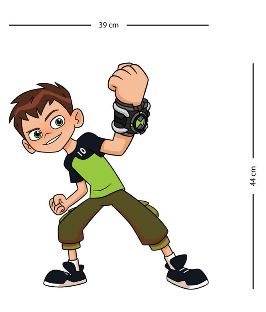 Spinn Décor Cartoon Network Ben10 Cartoon Characters Sticker ( 44 x 39 cms  ) - Buy Spinn Décor Cartoon Network Ben10 Cartoon Characters Sticker ( 44 x  39 cms ) Online at Best Prices in India on Snapdeal