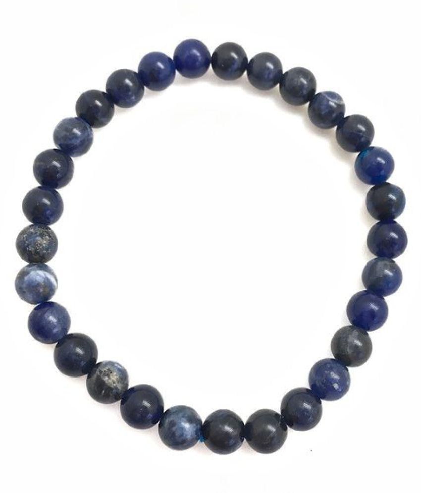     			8mm Blue Sodalite Natural Agate Stone Bracelet