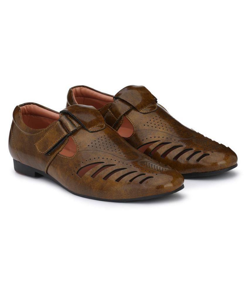 beige patent leather sandals