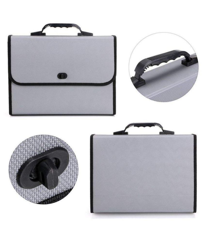 Techtest A4 Storage 13 Pocket Expanding Document File Folder