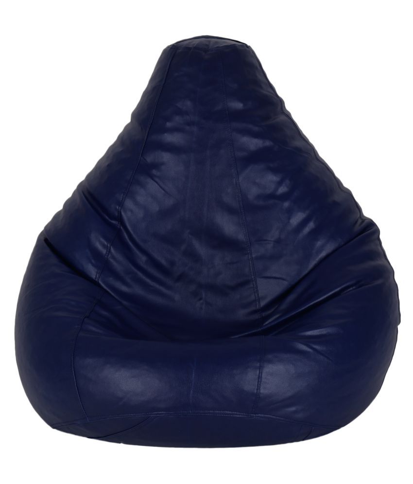 Gunj Xxl Teardrop Bean Bag Cover Without Bean Filling Blue Buy