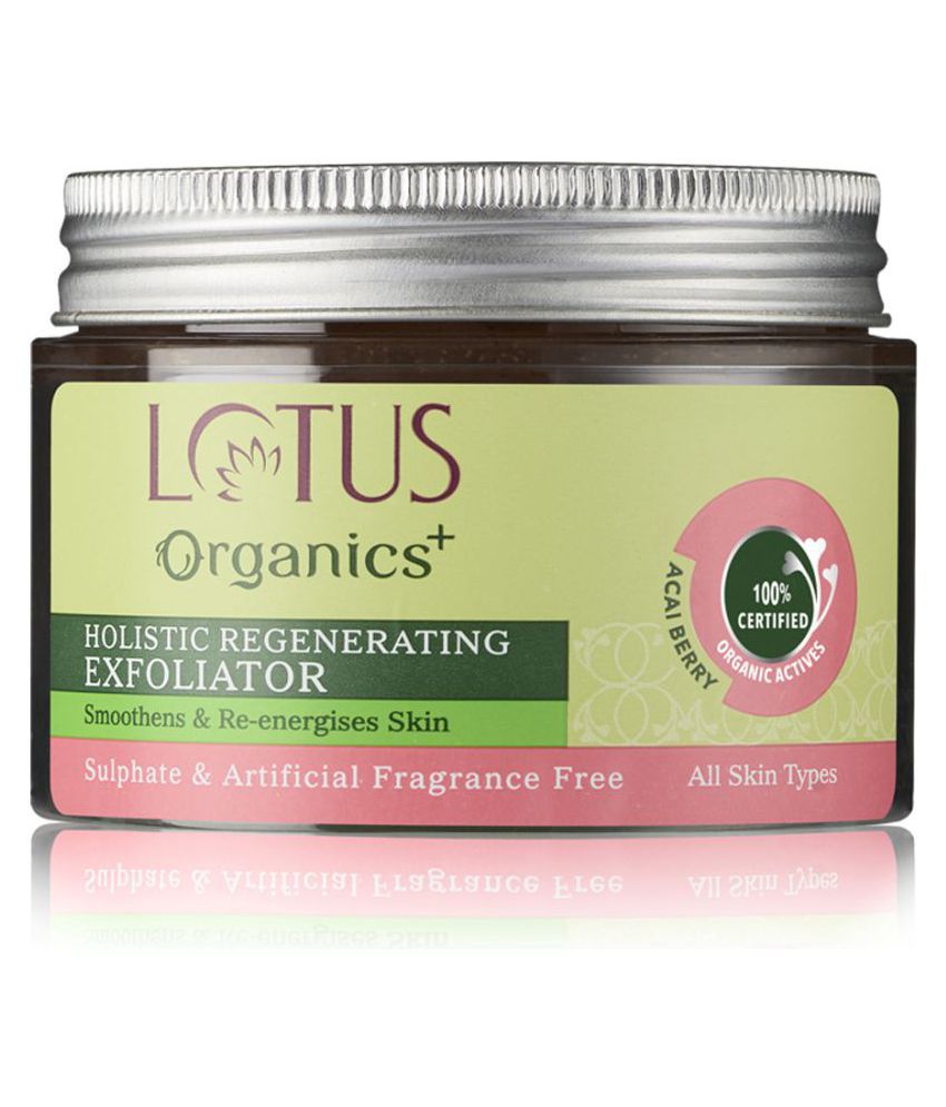 Lotus Organics Holistic Regenerating Exfoliator Scrub