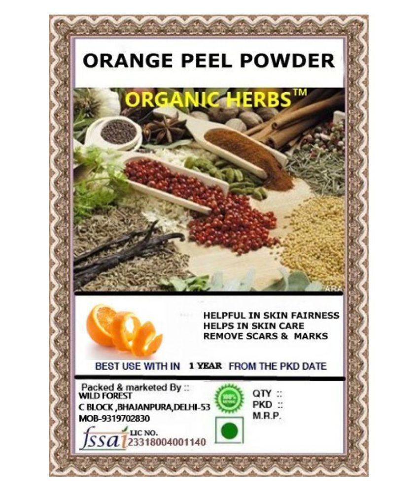 Organic Herbs Orange Peel Powder 200 Gm Pack Of 1 Buy Organic Herbs