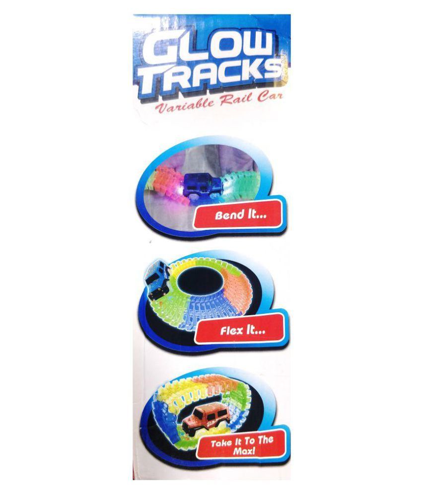 Glow Tracks The Amazing Race Racing Track That Can Bend, Flex and Glow ...