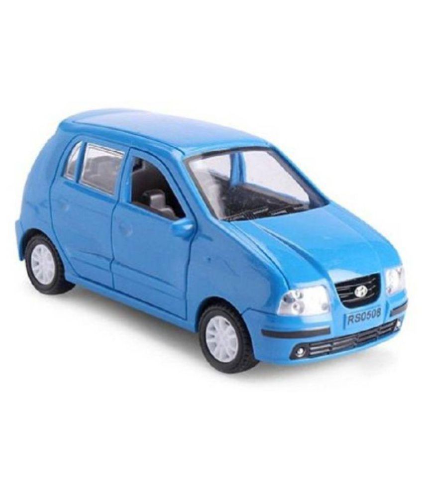 Amazing Hyundai Santro High Speed Pull Back Car Toy Blue ...