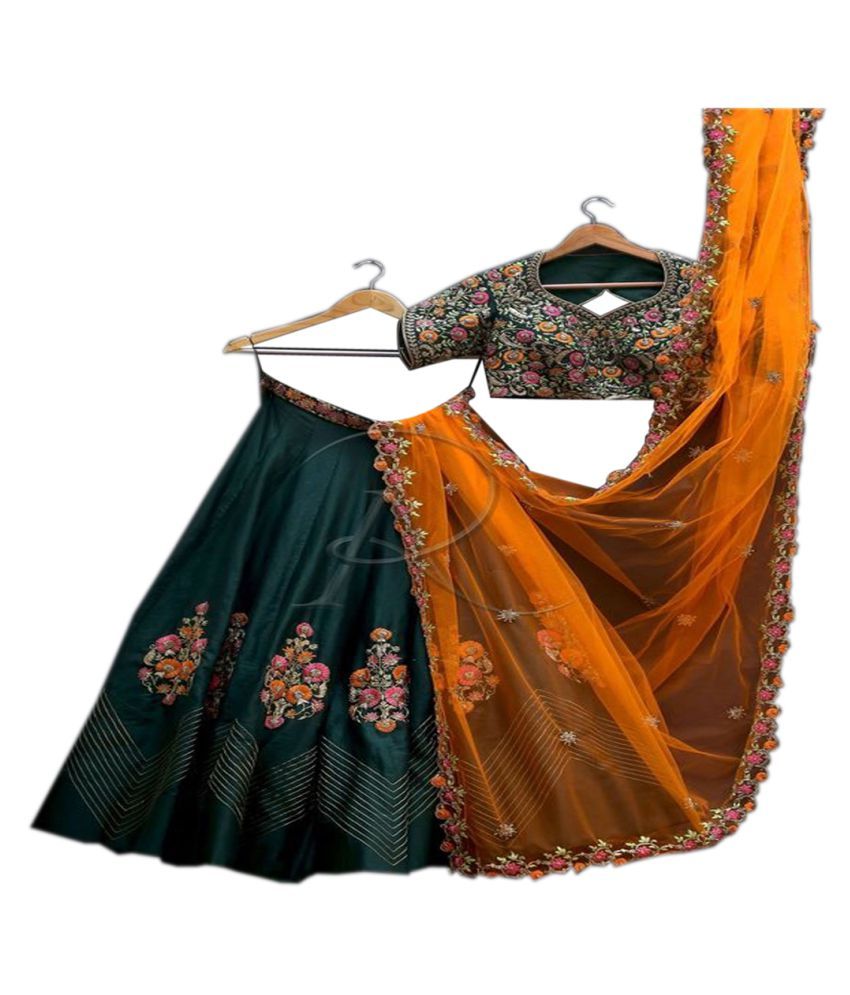 ghagra choli material