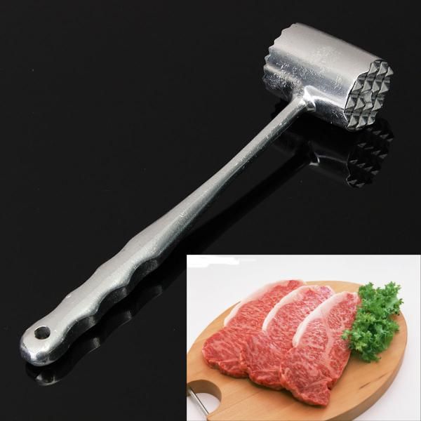 Aluminium Large Meat Mallet Tenderizer Steak Beef Chicken Metal Hammer Kitchen