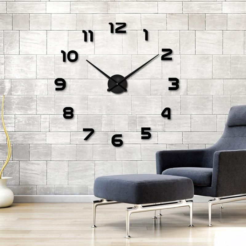 3d Frameless Wall Clock Modern Mute Large Mirror Surface Diy Room Home Office Decorations Buy 3d Frameless Wall Clock Modern Mute Large Mirror Surface Diy Room Home Office Decorations At Best Price