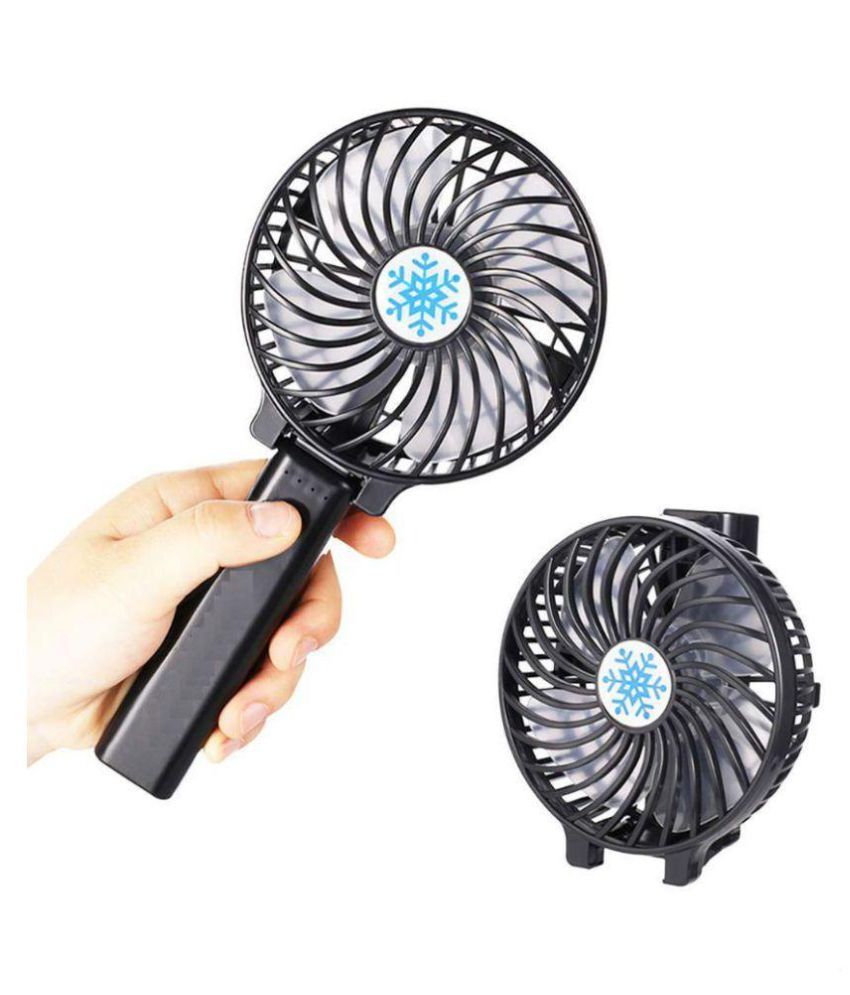 VRT Hand Held Mini USB Rechargeable Portable Car Dashboard Fan with ...