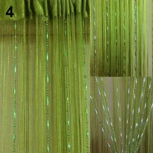 Teardrop Beaded String Door Curtain Divider Room Window Diy Tassel