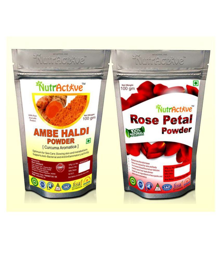     			NutrActive Ambe haldi and Rose Petals Powder 200 gm