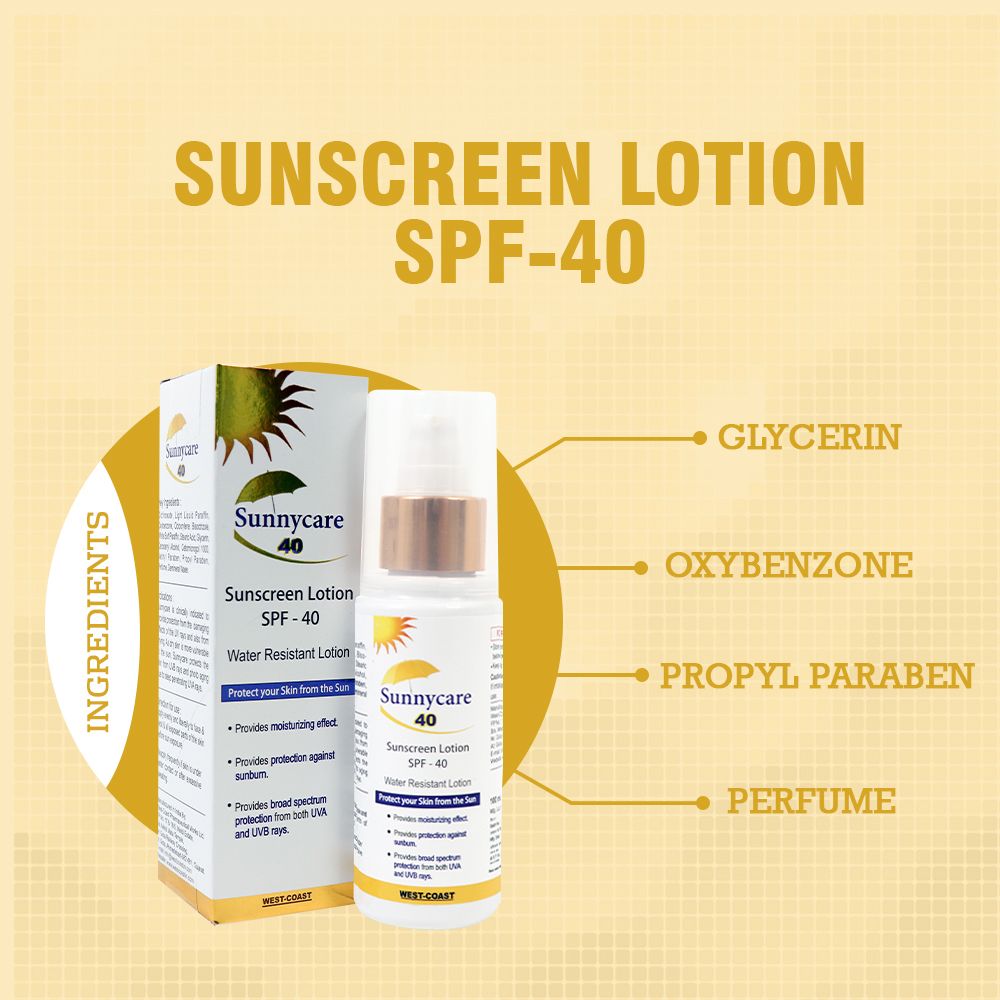 WestCoast Sunscreen Lotion SPF 40 Sunnycare 100 ml Buy WestCoast