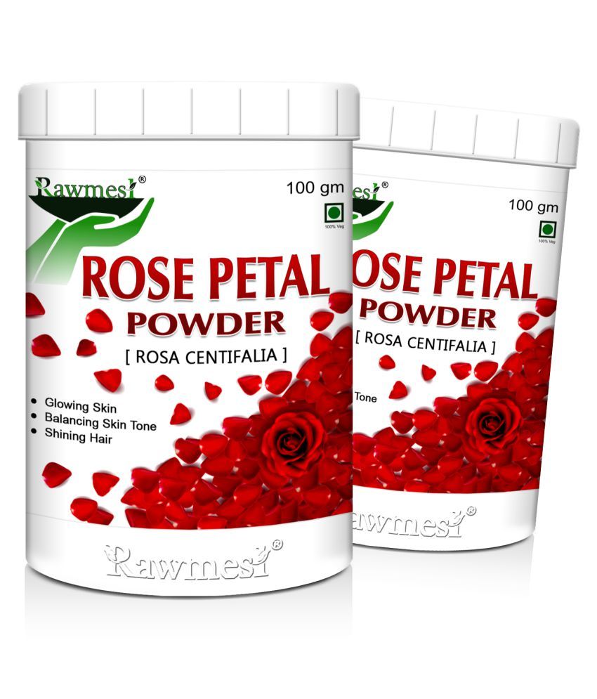     			Rawmest 100% Natural Rose Petals Powder 200 Gm Pack of 2