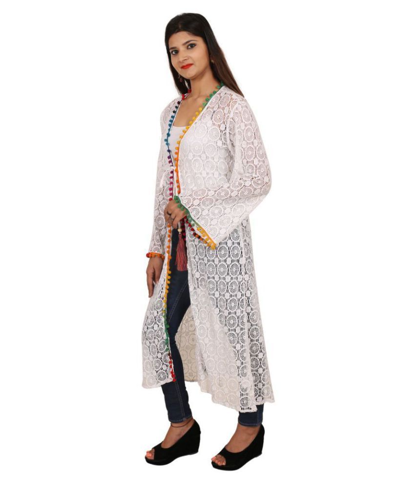 white net long shrug