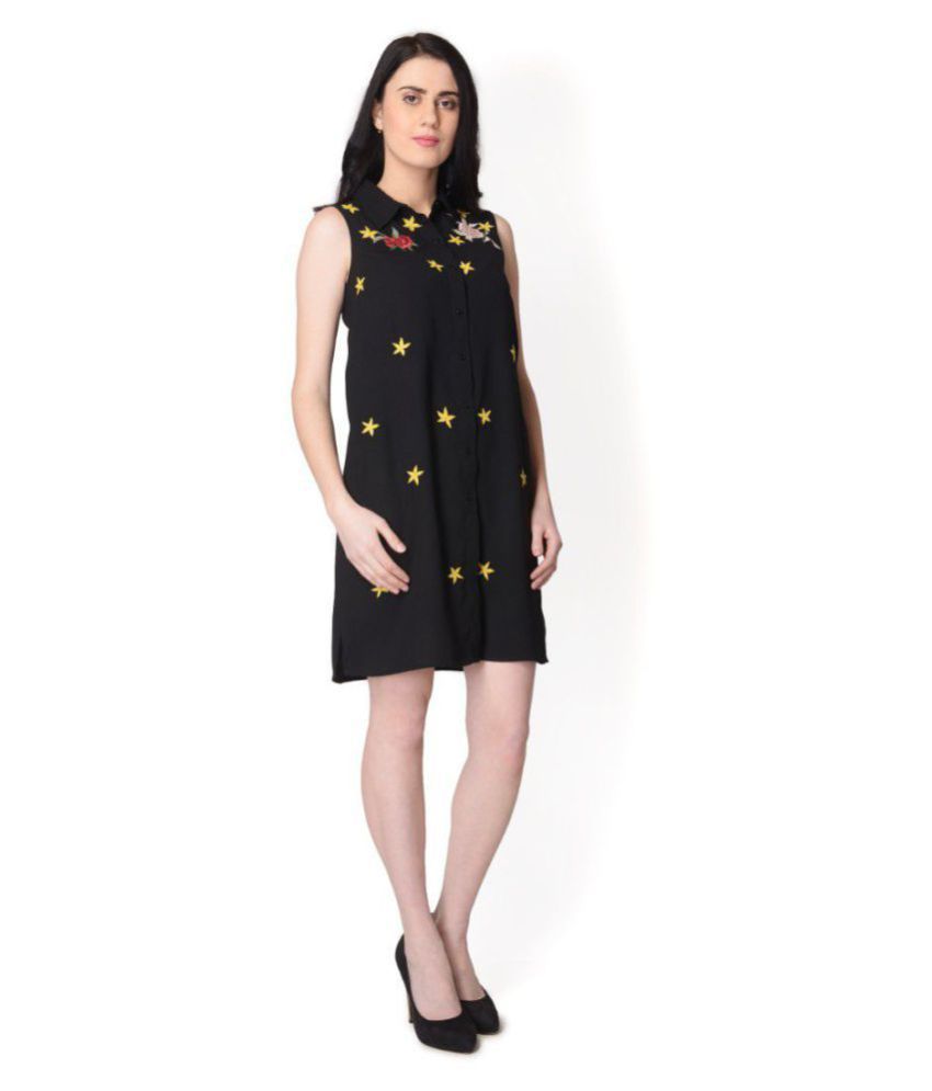 georgette black shirt