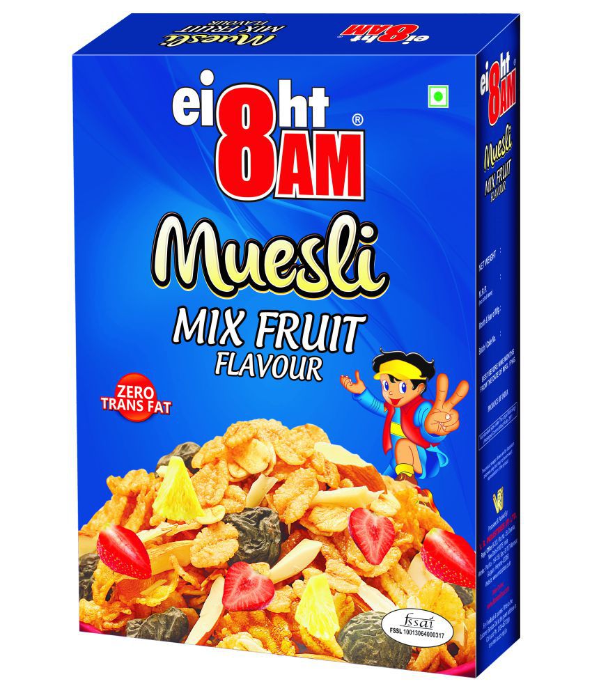 8 AM Mix Fruit Muesli 425 gm