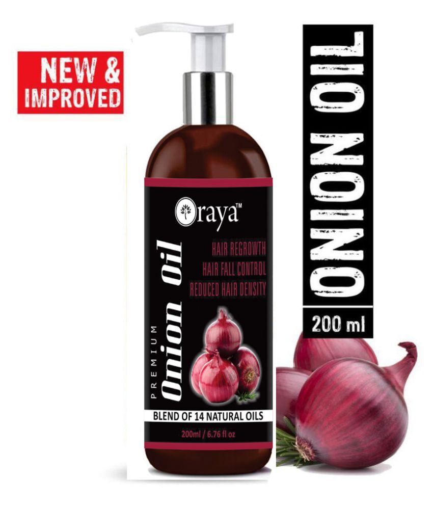     			ORAYA ONION Hair Oil Blend Of 14 Natural For Hair Growth 200 ml