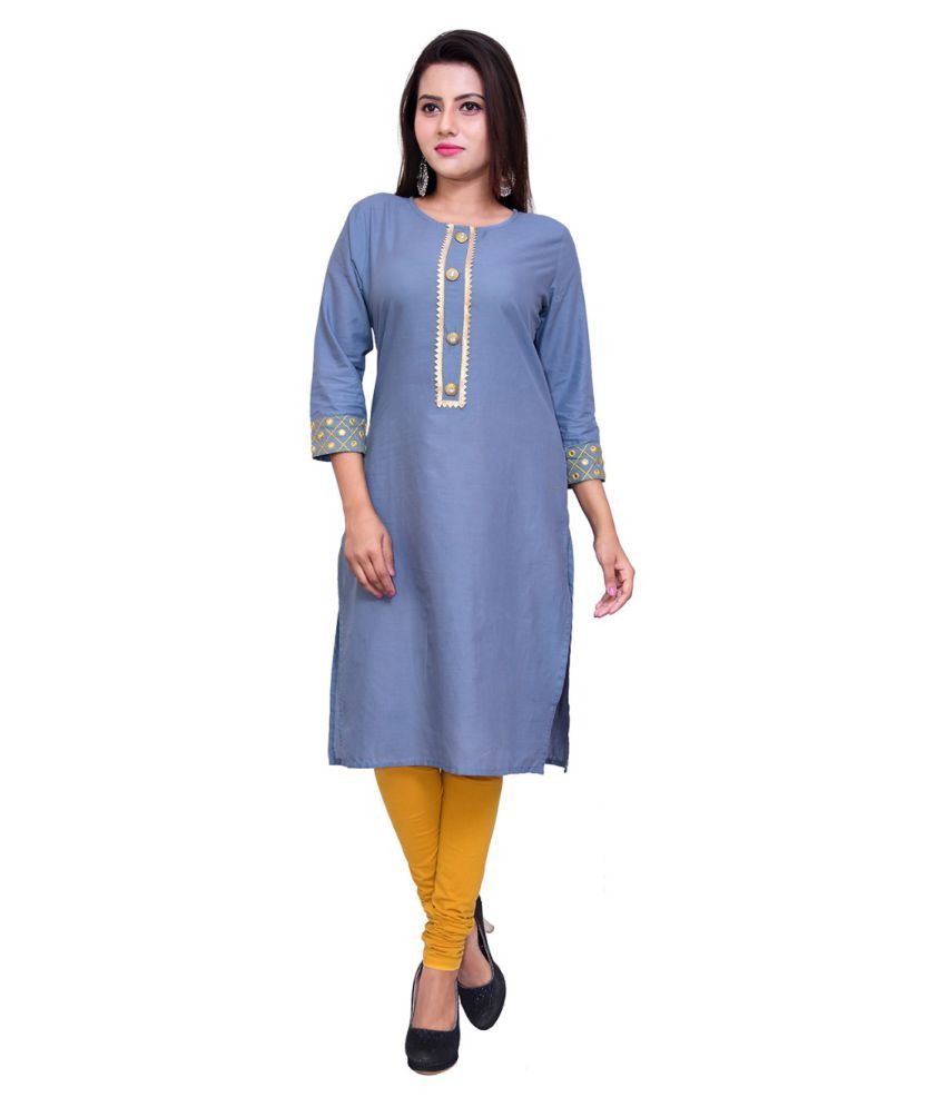womenica Blue Rayon Jacket Style Kurti  Buy womenica Blue Rayon Jacket  Style Kurti Online at Best Prices in India on Snapdeal