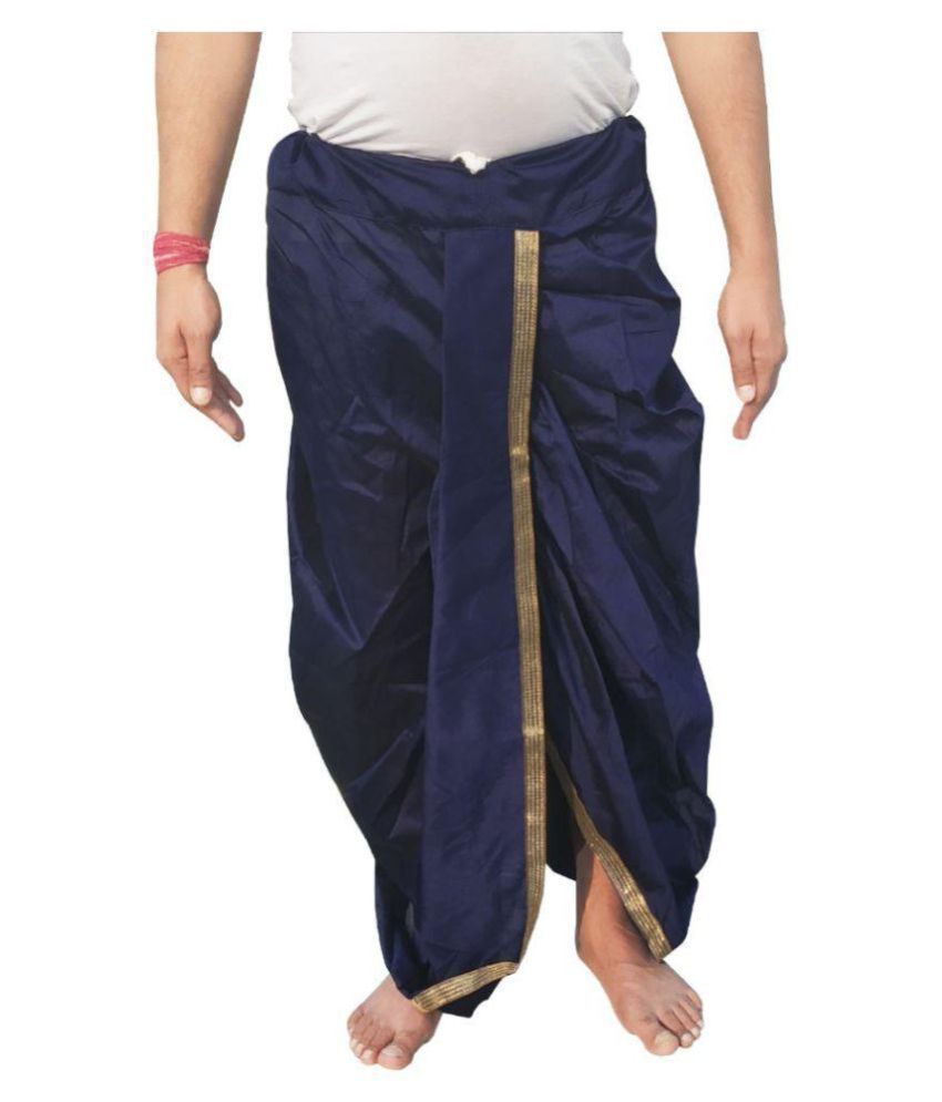 blue dhoti pants